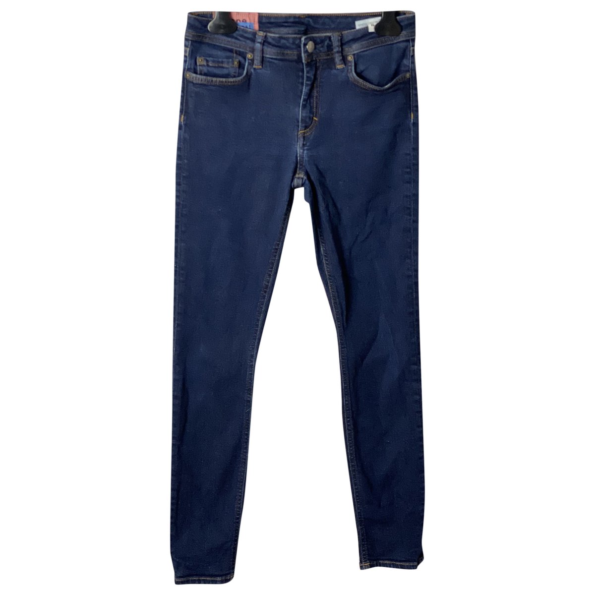 Blå Konst slim jeans