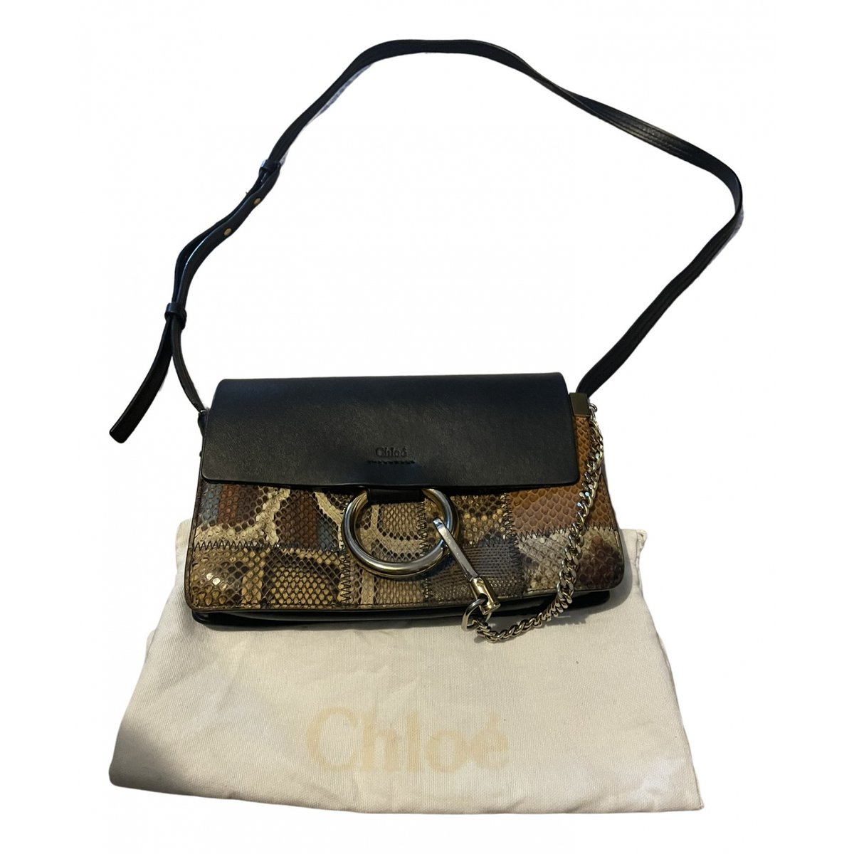 Faye leather handbag