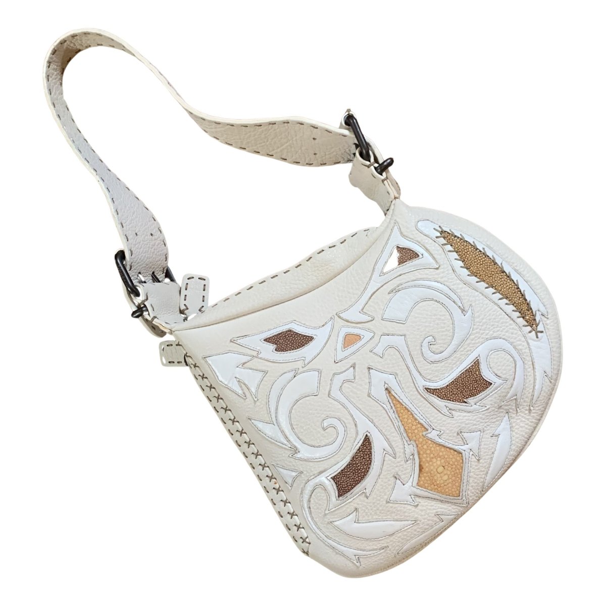 Oyster exotic leathers handbag