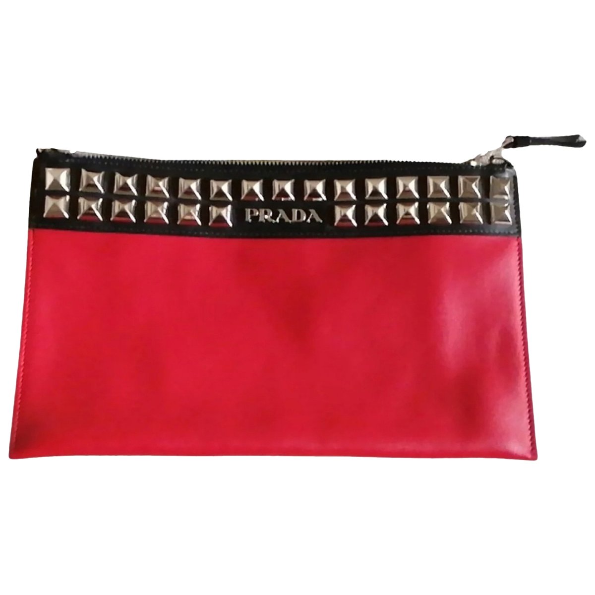 Elektra leather clutch bag