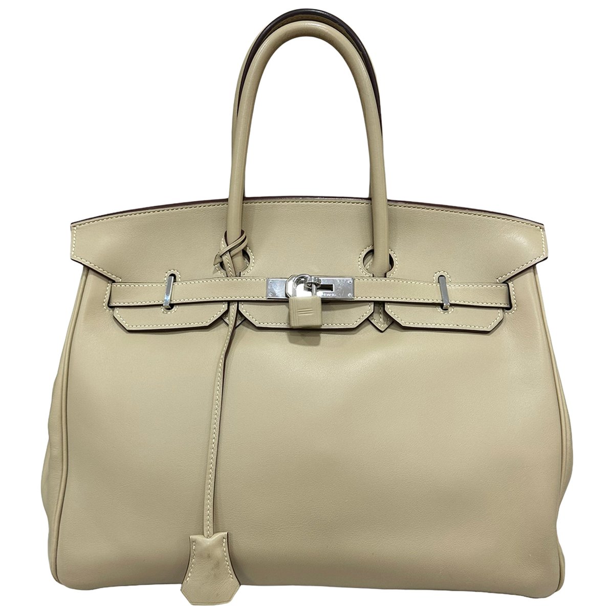 Birkin 35 leather handbag
