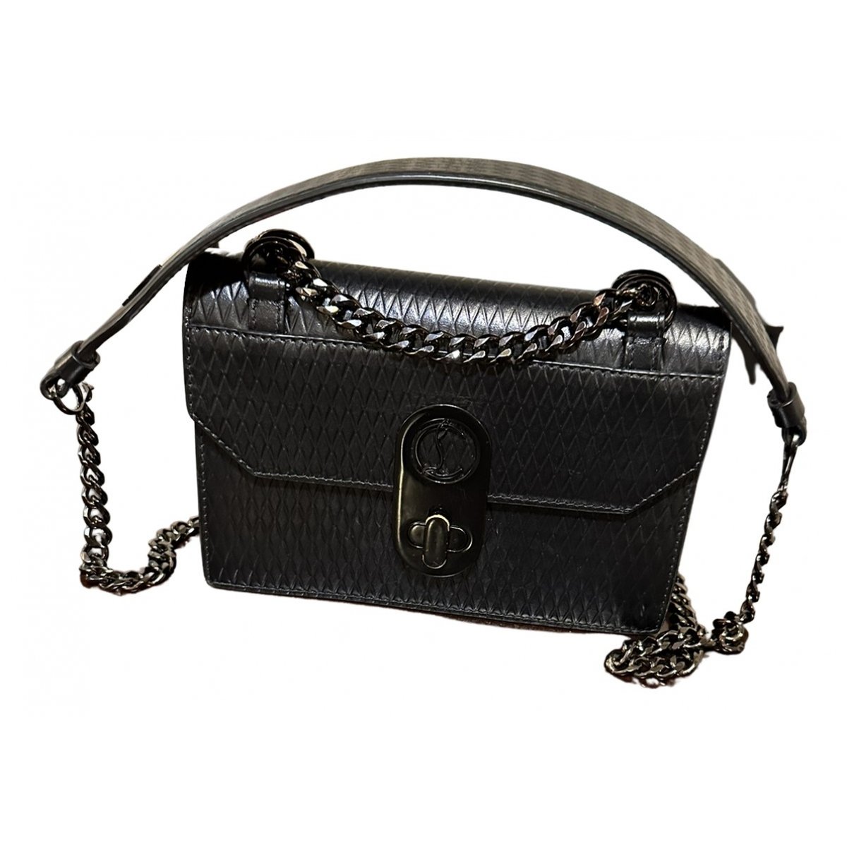 Panettone leather crossbody bag