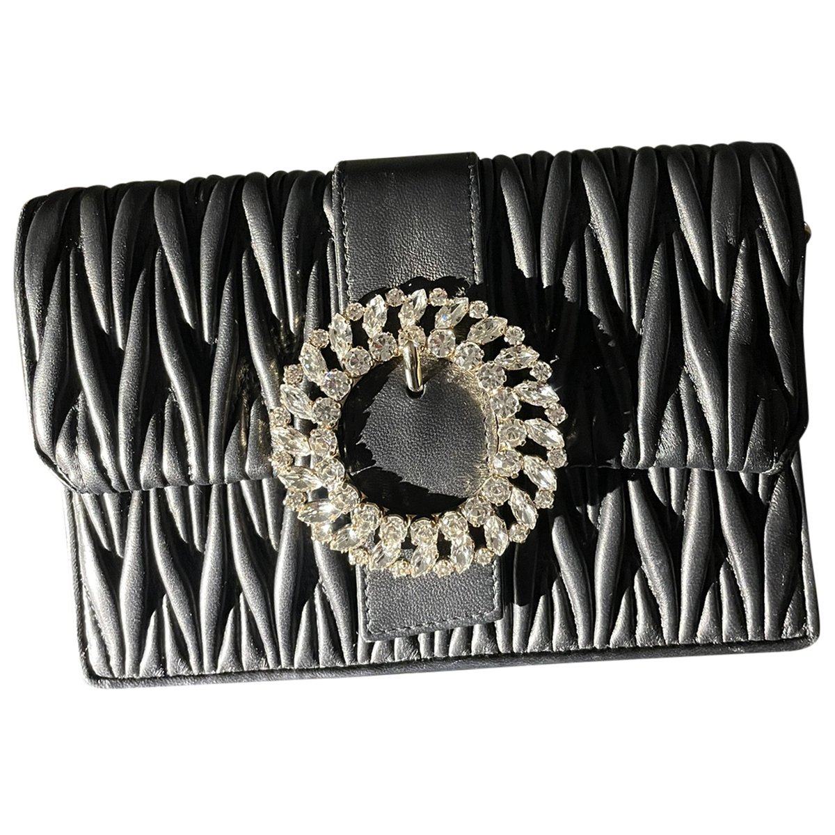 My Miu leather crossbody bag