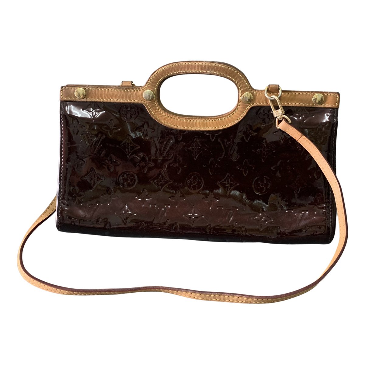 Roxbury patent leather handbag