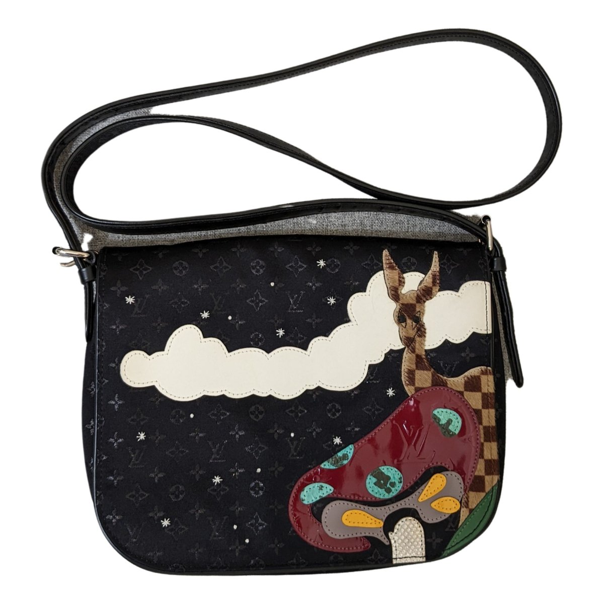 Conte de fées leather crossbody bag