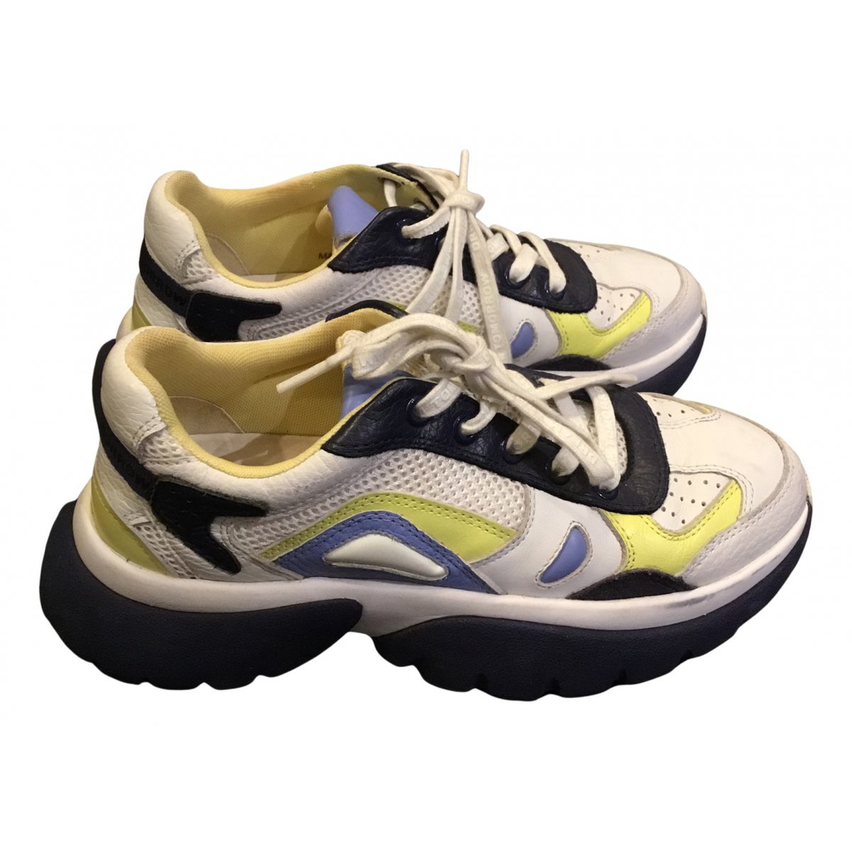 W20 leather trainers
