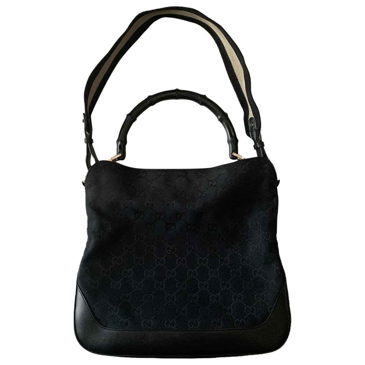 Bamboo Top Handle leather handbag