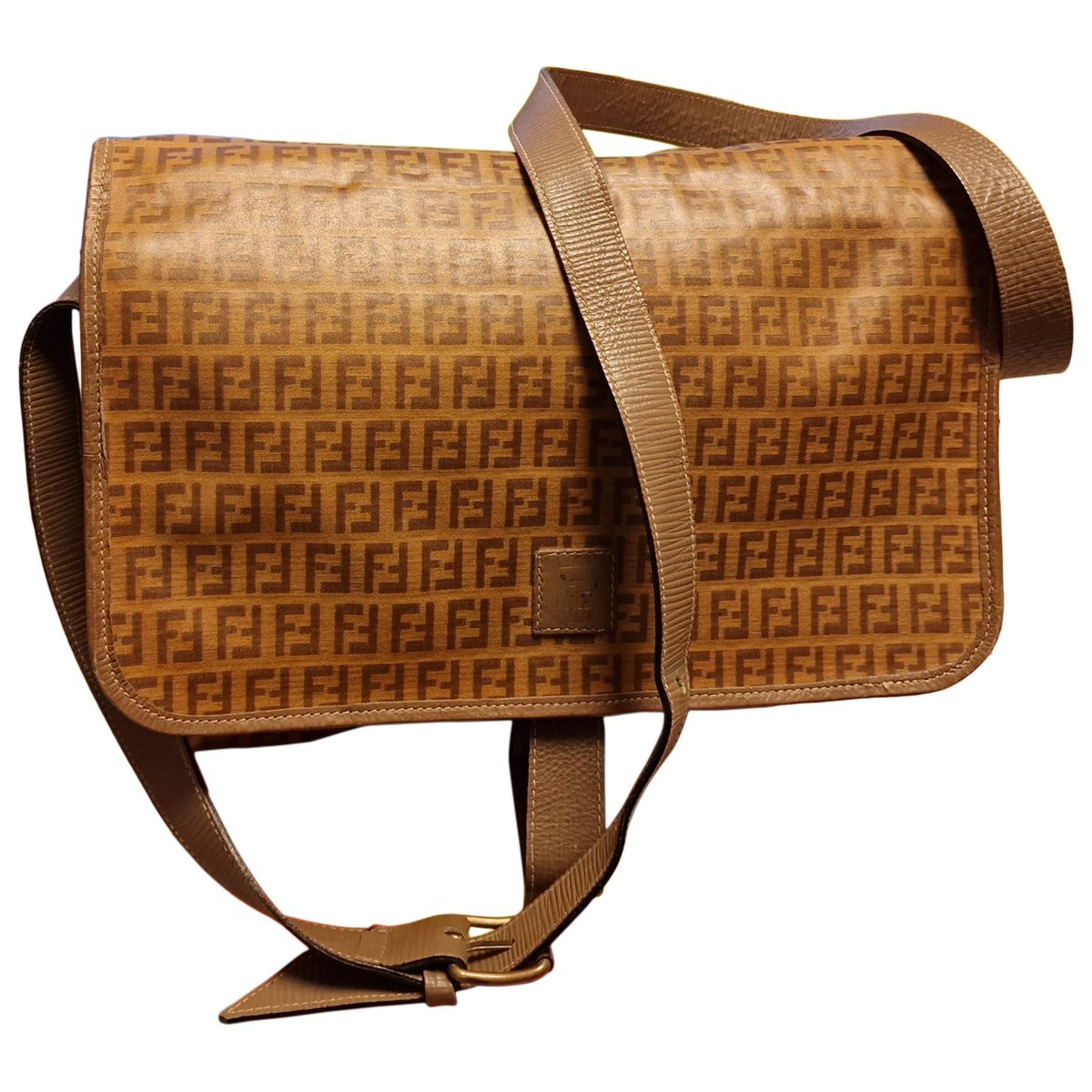 Double F leather handbag