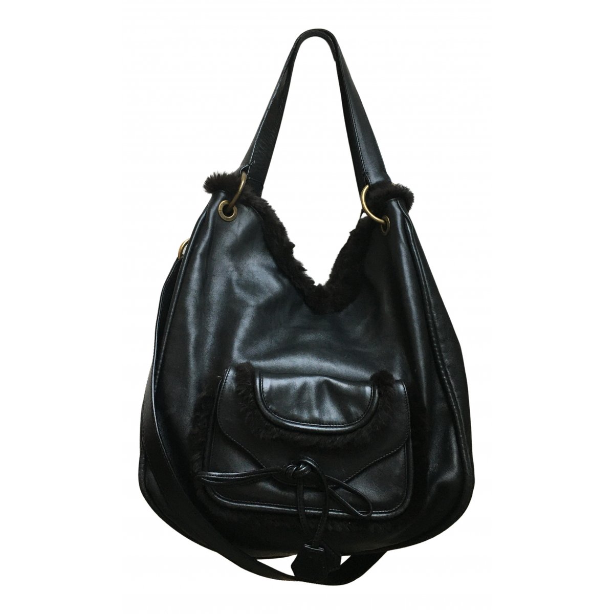Leather handbag