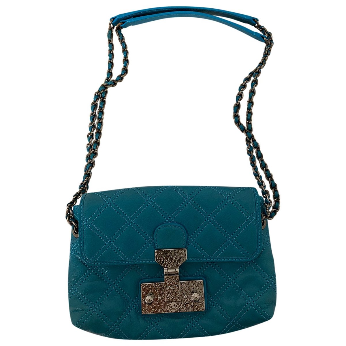 Single leather crossbody bag