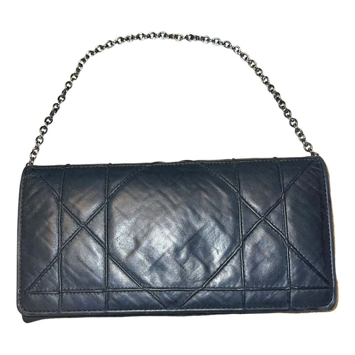 Lady Dior Wallet On Chain leather crossbody bag