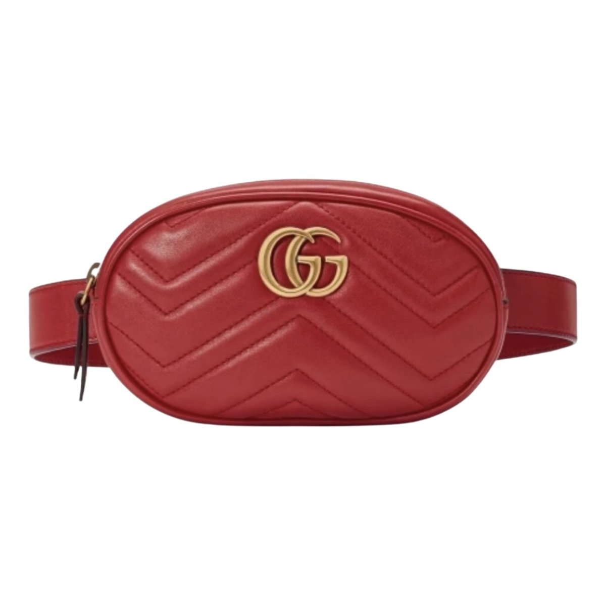 GG Marmont Oval leather crossbody bag