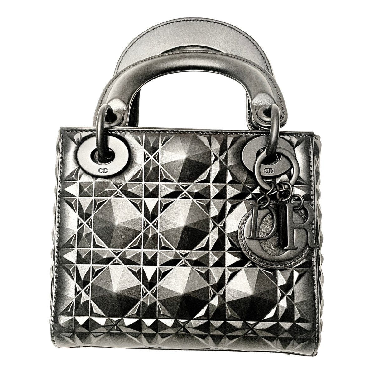 Lady Dior leather handbag