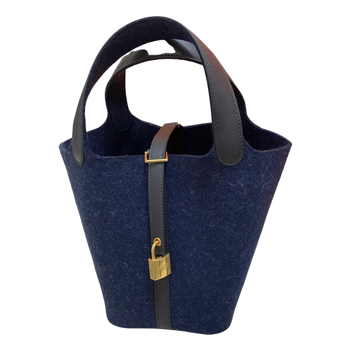 Picotin leather tote