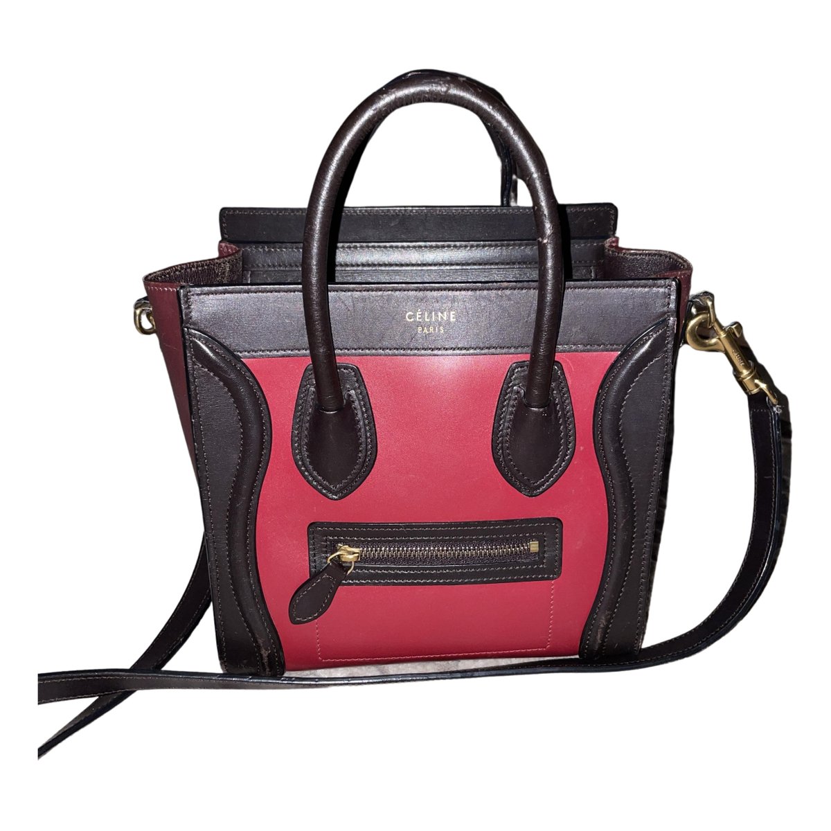 Nano Luggage leather handbag