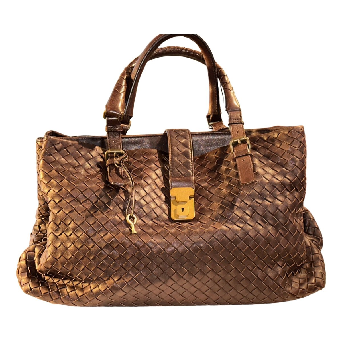 Roma leather tote