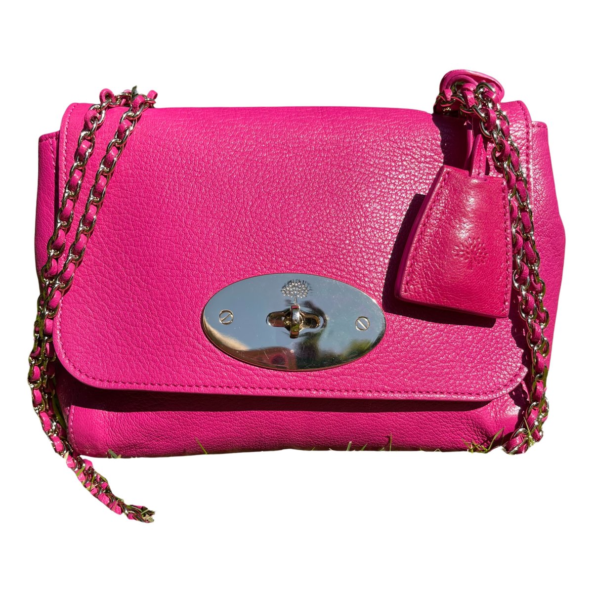 Lily leather handbag