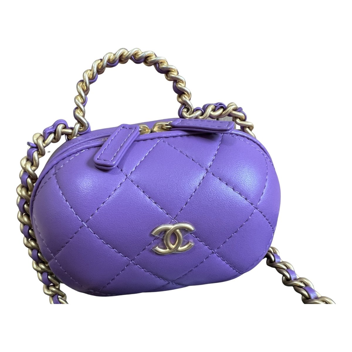 Vanity leather mini bag