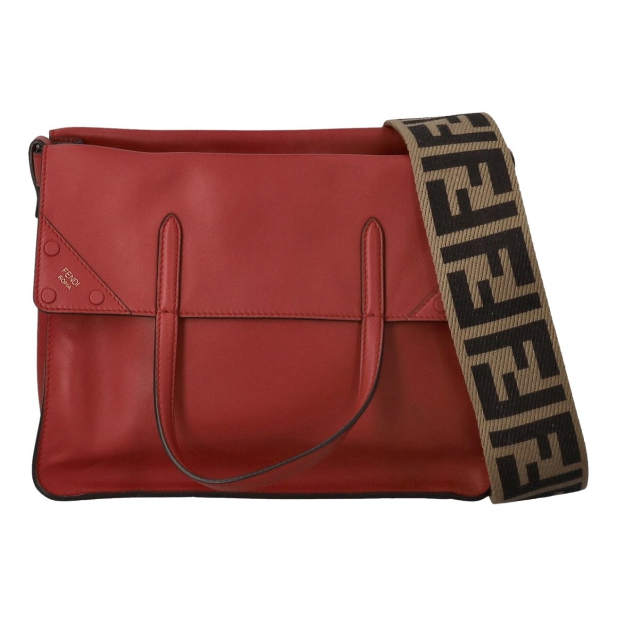 Flip leather tote
