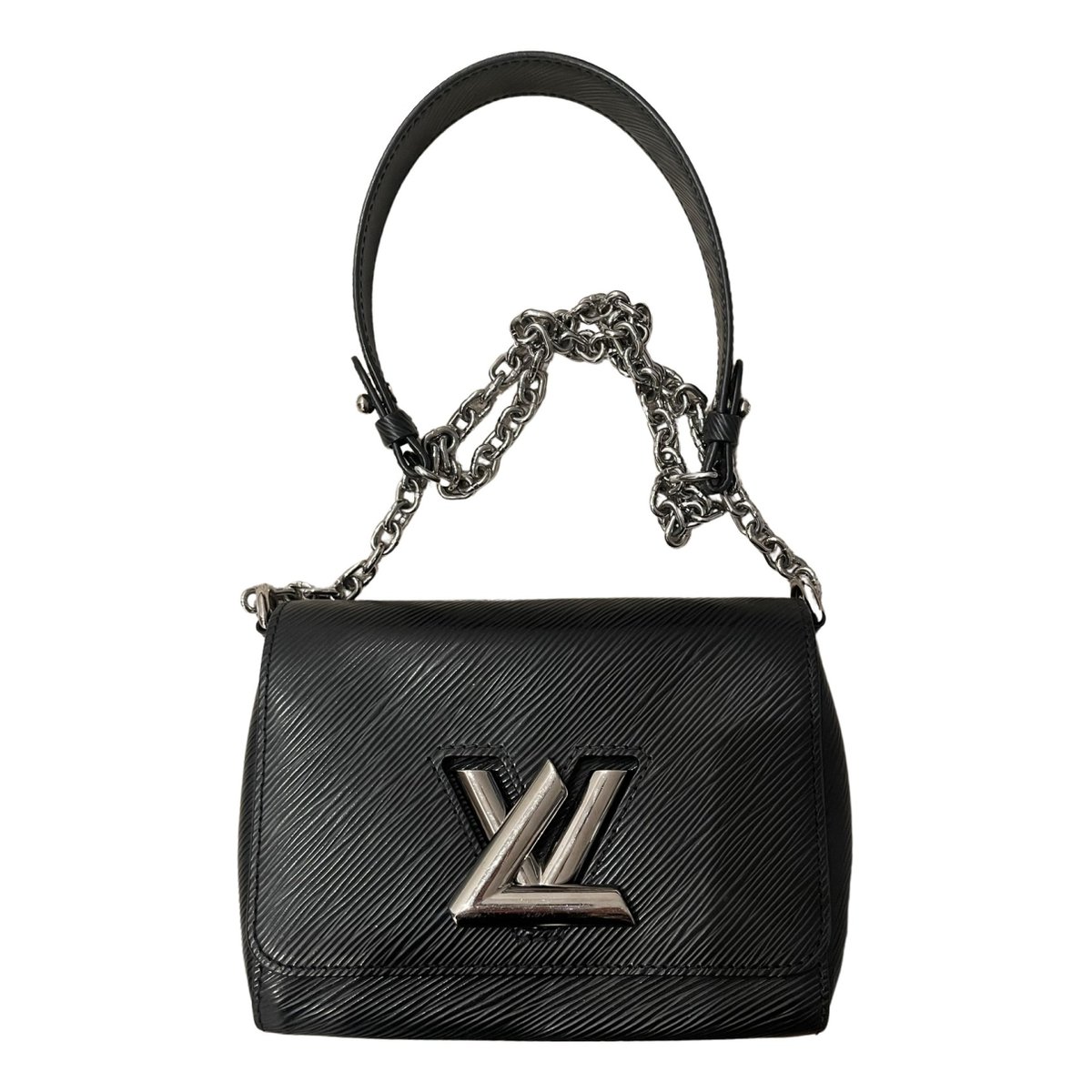 Twist leather crossbody bag