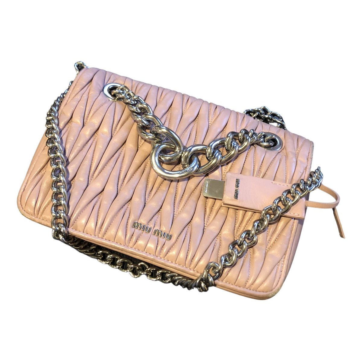 Miu Club leather handbag