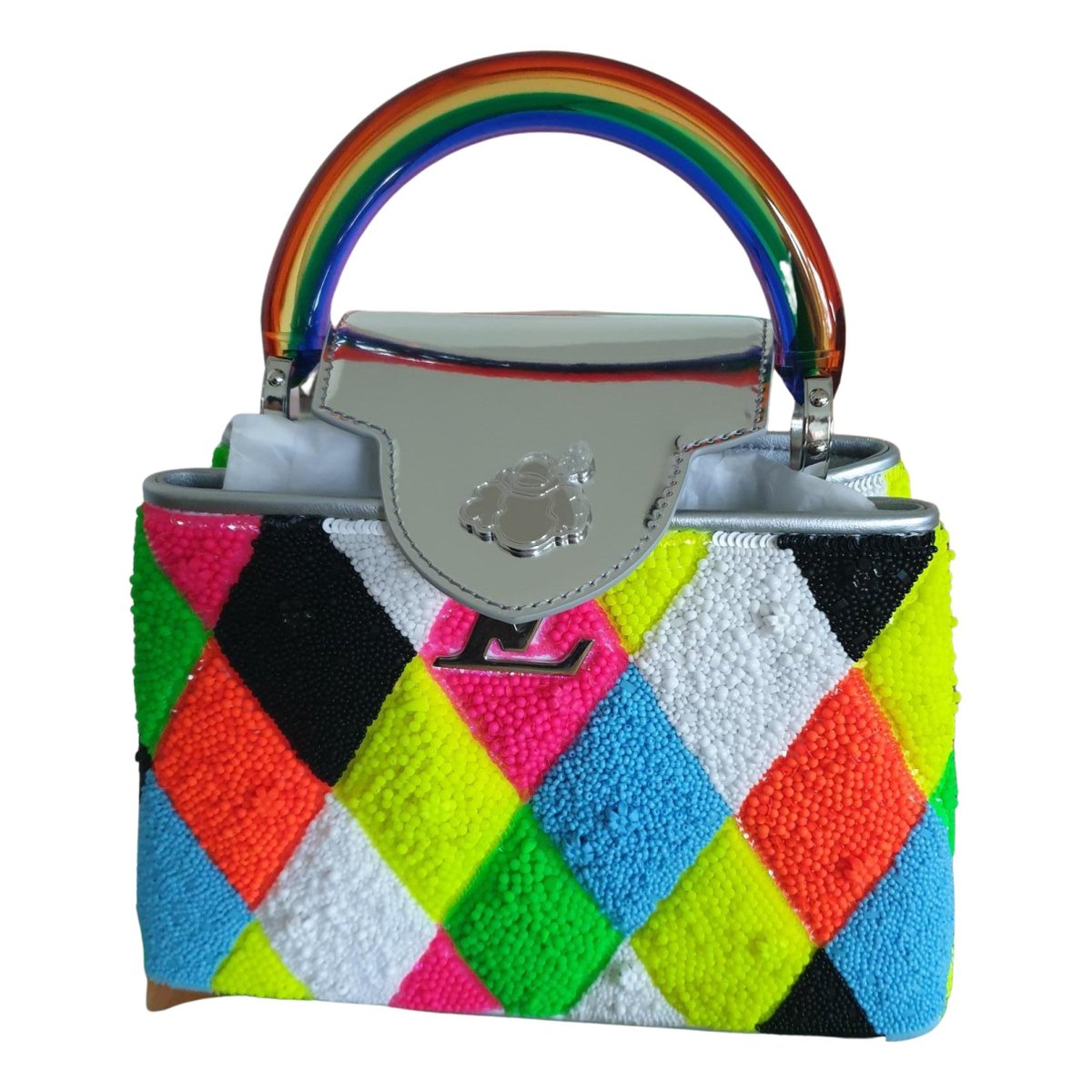Capucines leather handbag