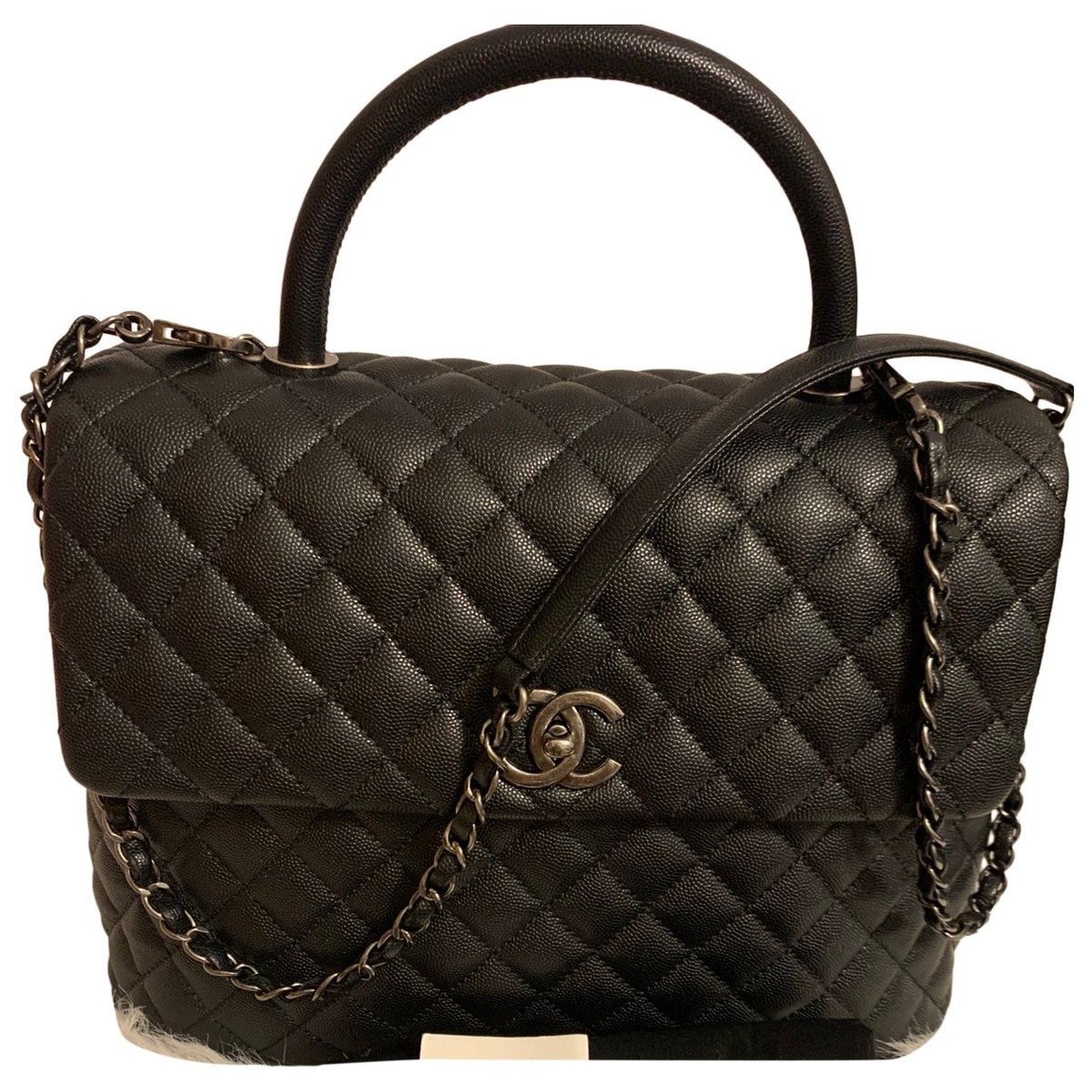 Coco Handle leather handbag