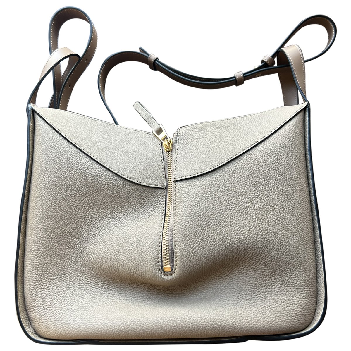 Hammock leather handbag