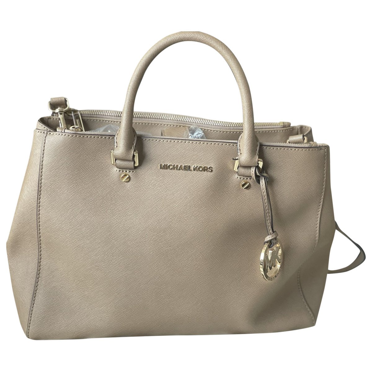 Sutton patent leather handbag