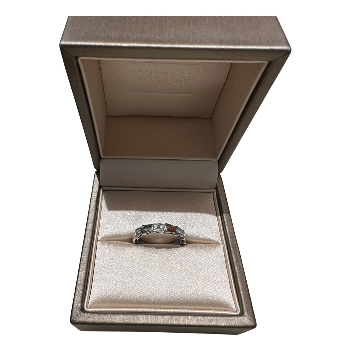 Serpenti Viper white gold ring