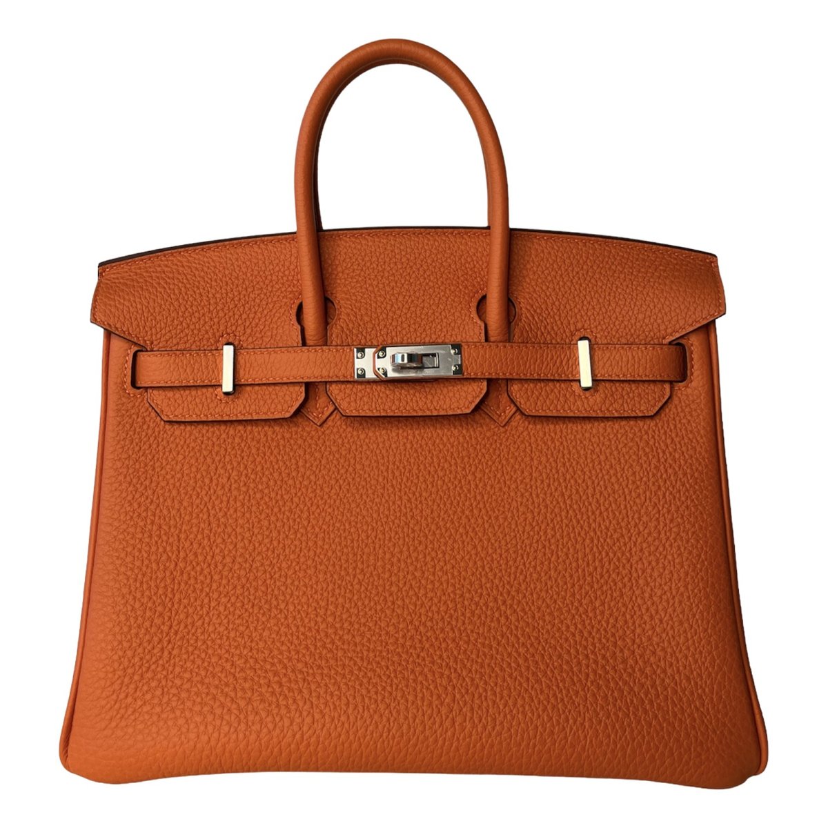 Birkin 25 leather handbag