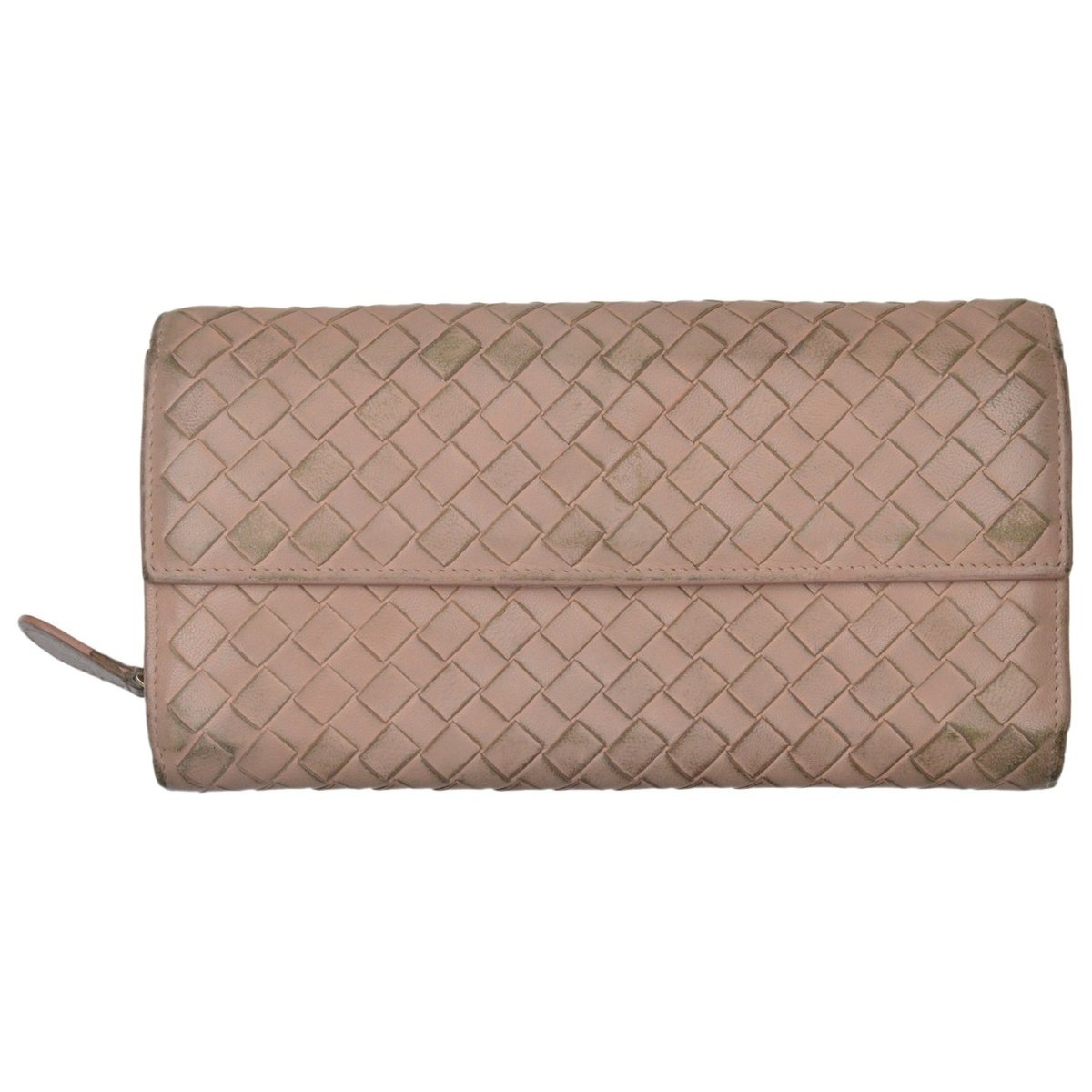 Intrecciato leather wallet