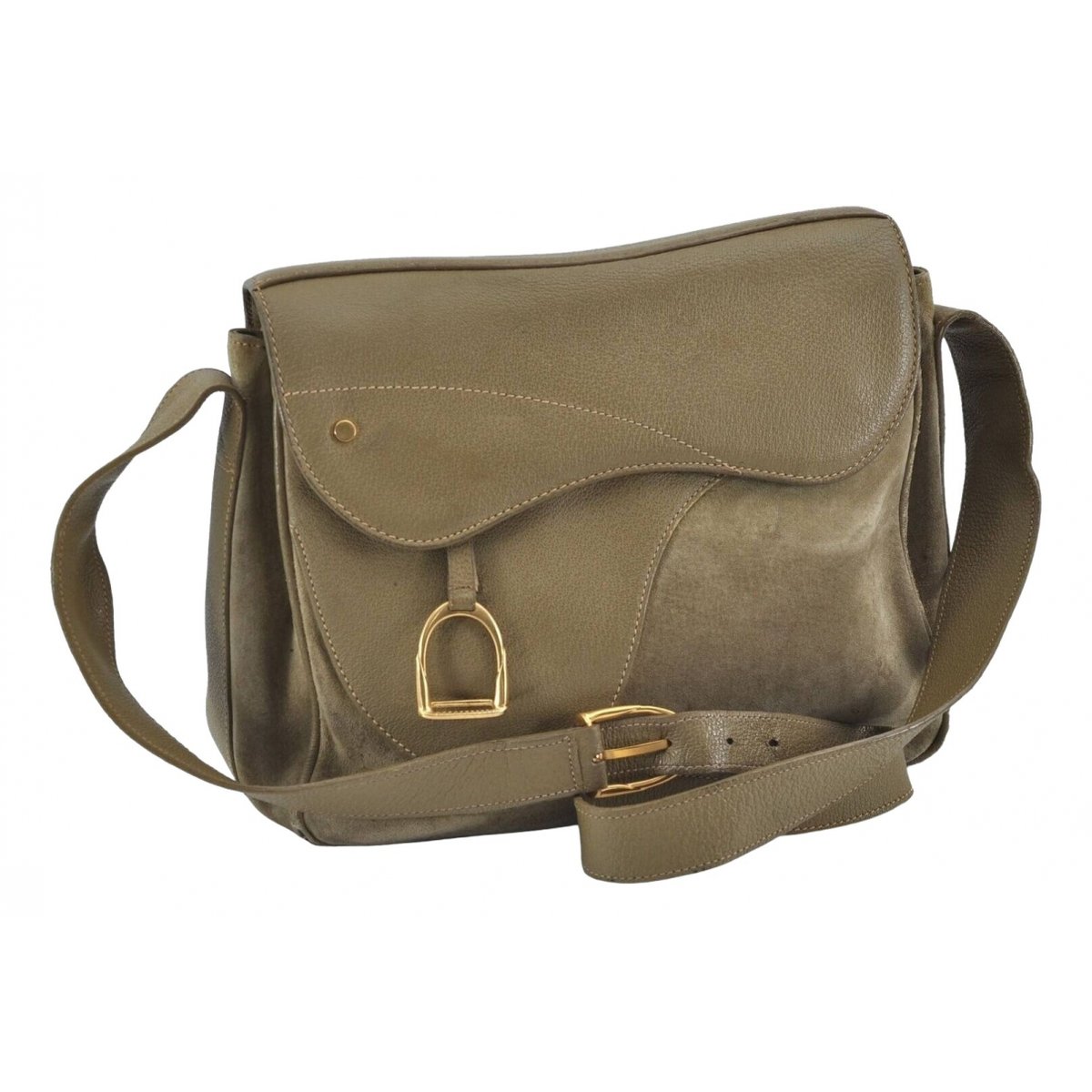 Stirrup leather crossbody bag
