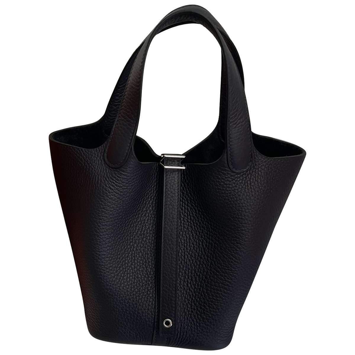 Picotin leather tote
