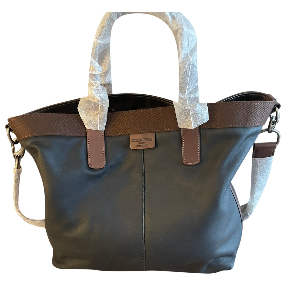 Leather handbag