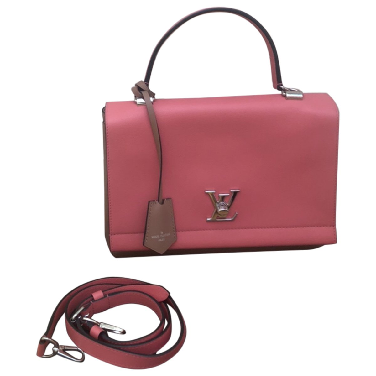 Lockme leather handbag