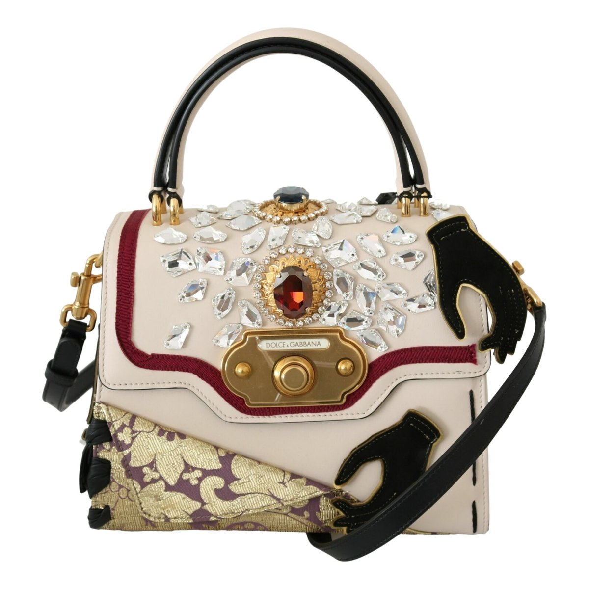 Welcome leather handbag