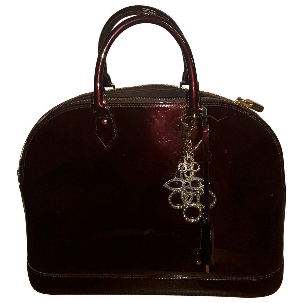 Alma patent leather handbag