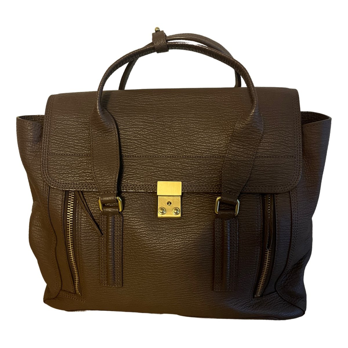 Pashli leather satchel
