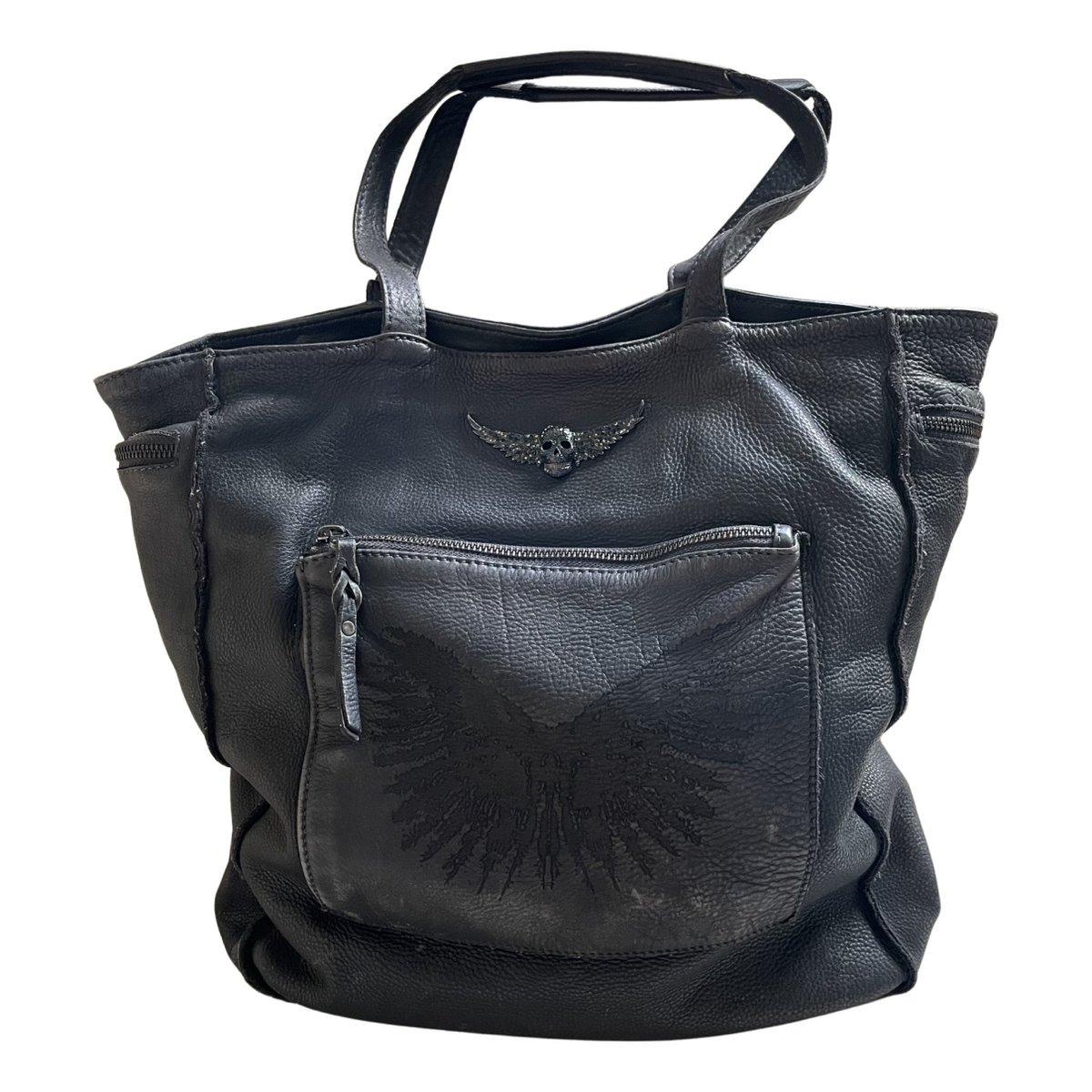 Daily leather tote