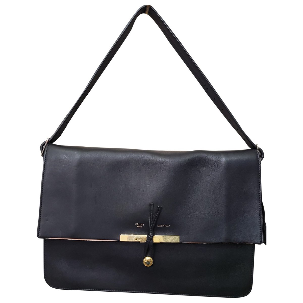 Blade leather handbag