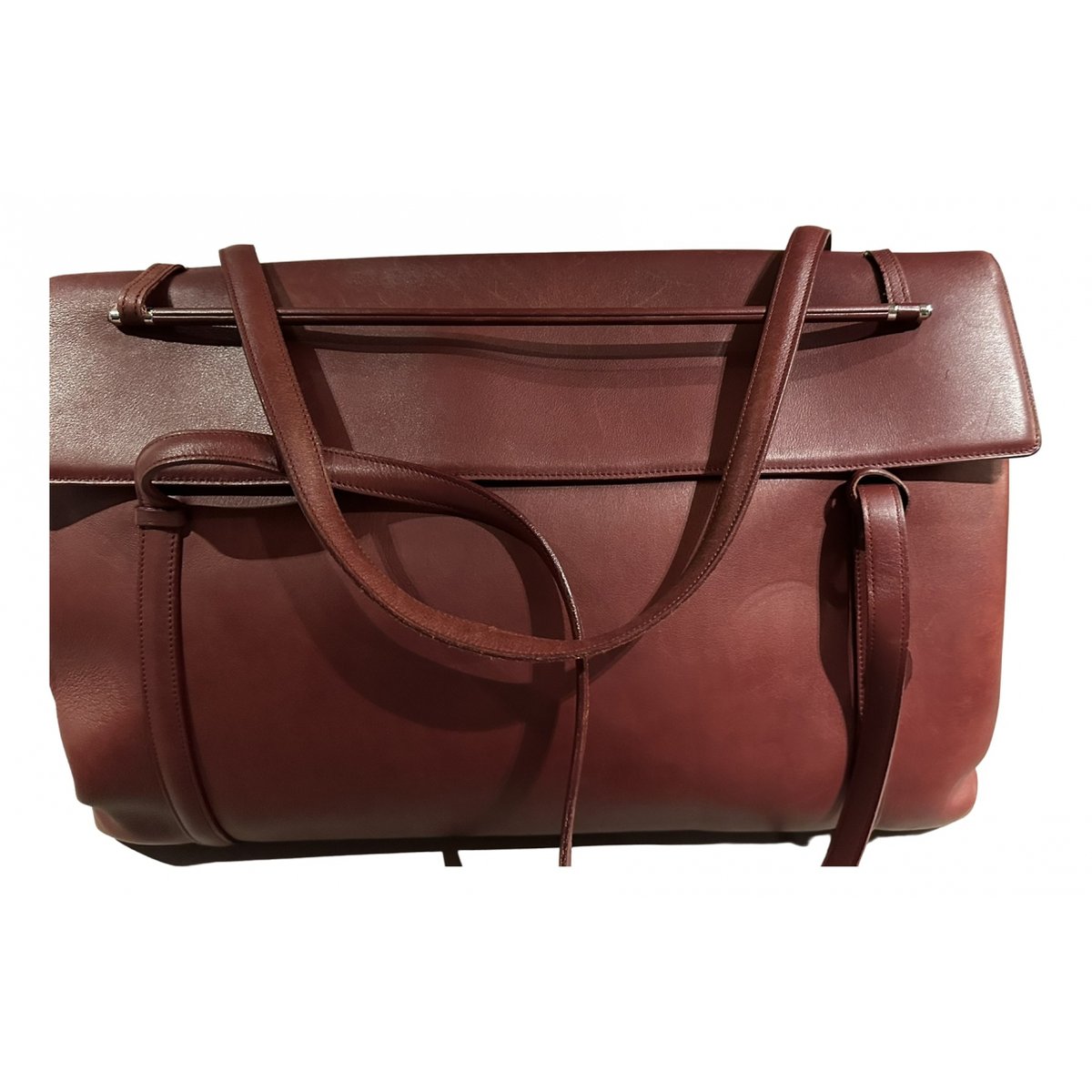 Cabochon leather handbag