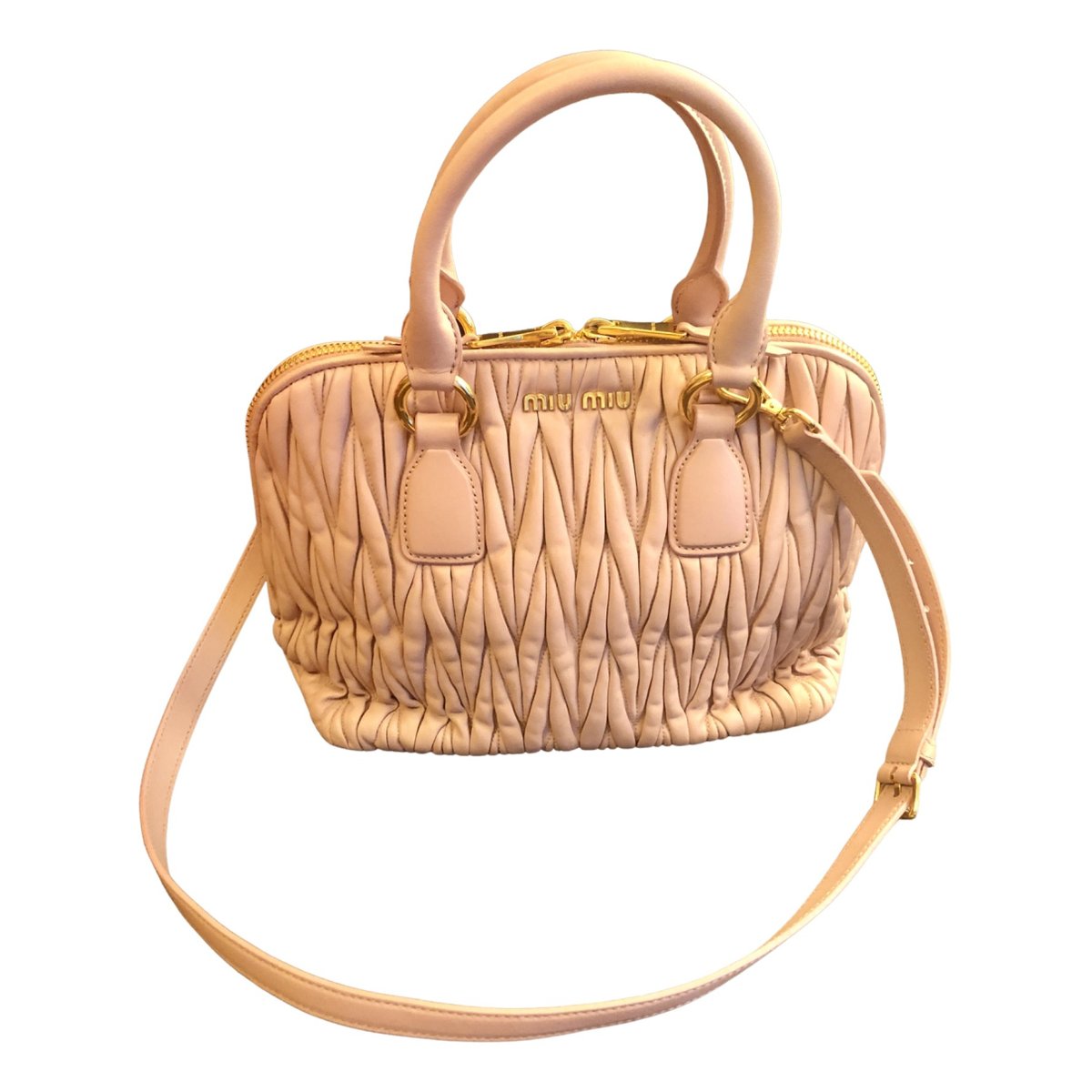 Miu Confidential leather handbag