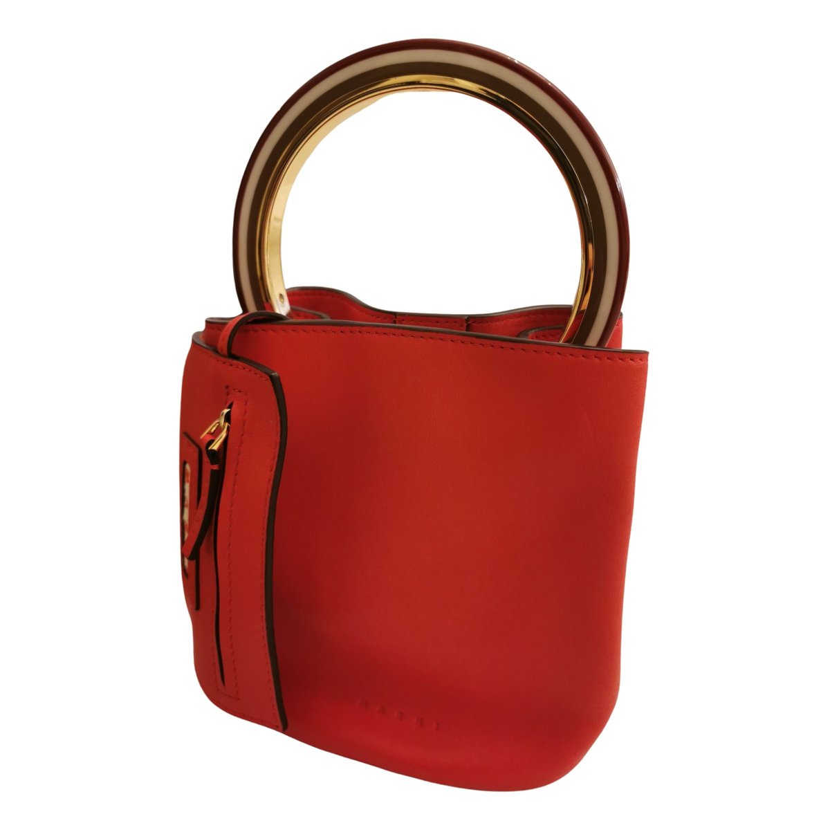 Pannier leather crossbody bag