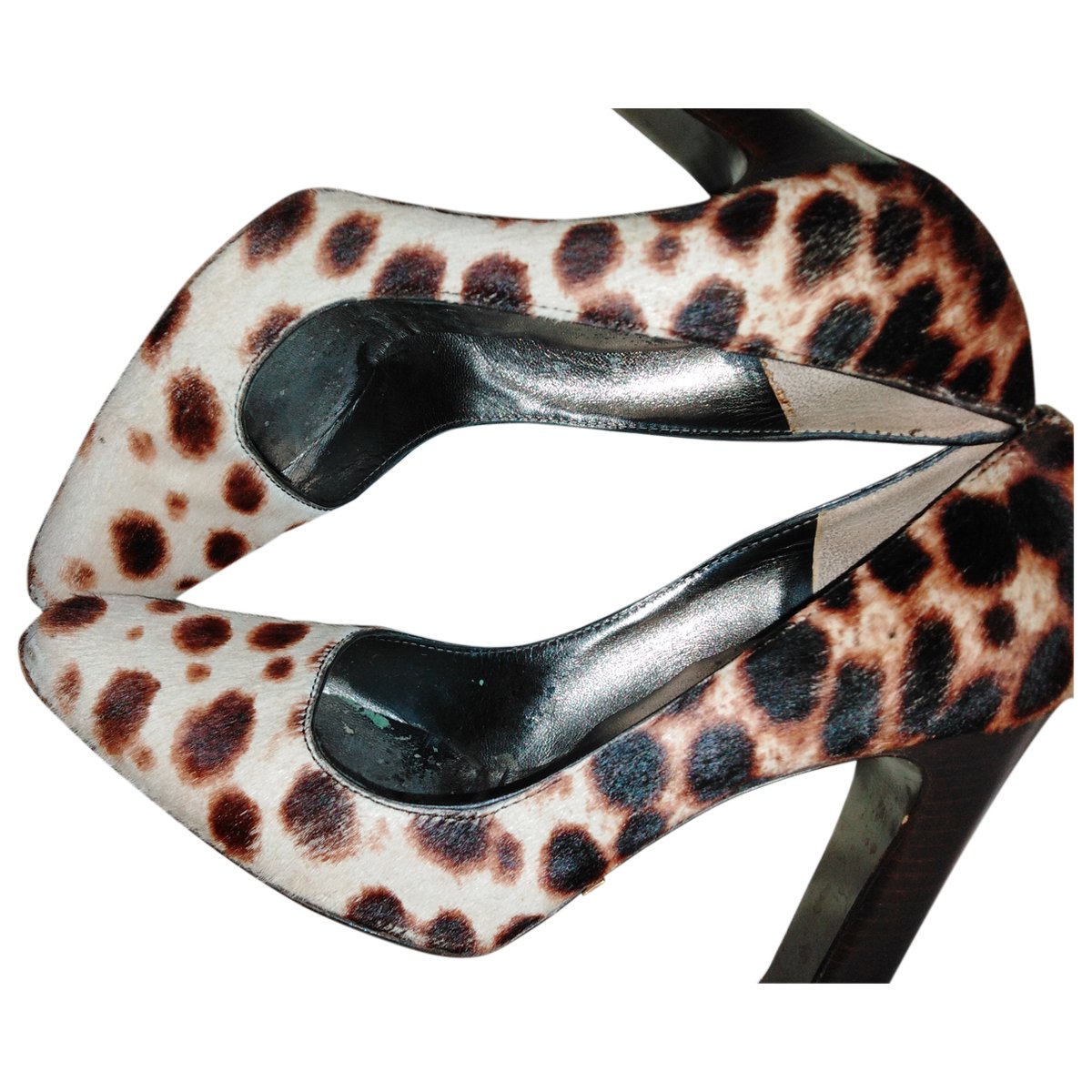 Mary Jane pony-style calfskin heels