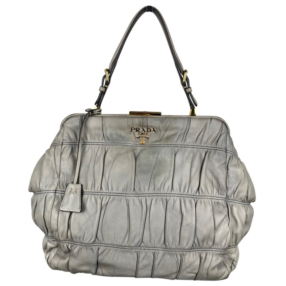 Panier leather handbag