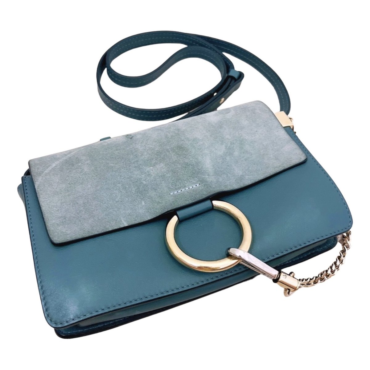 Faye leather crossbody bag