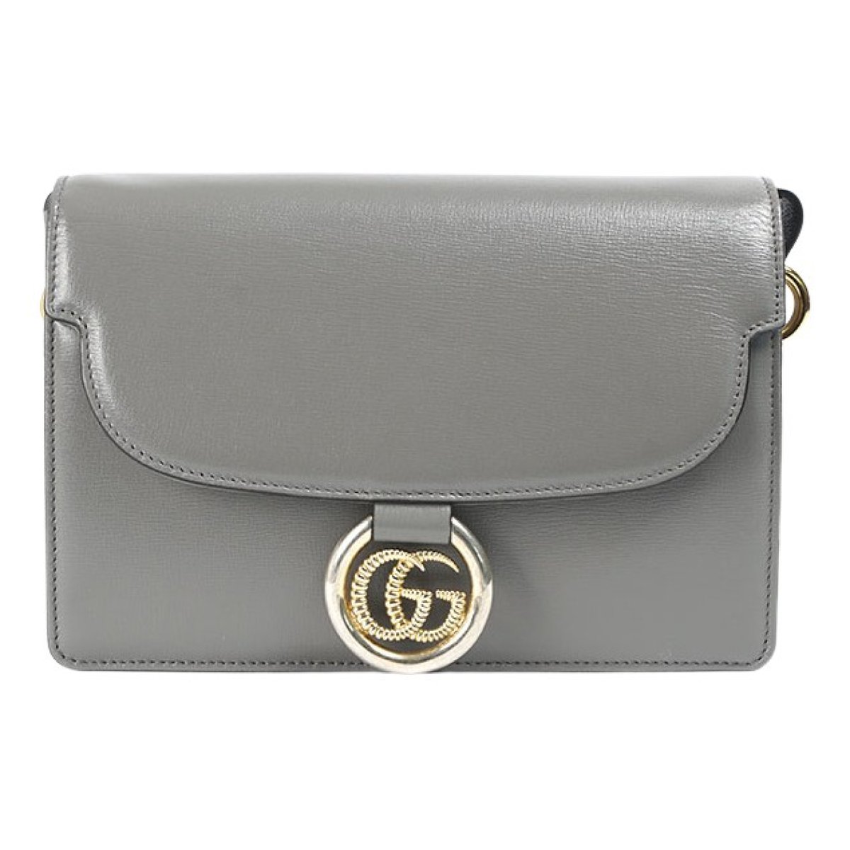 GG Ring leather handbag