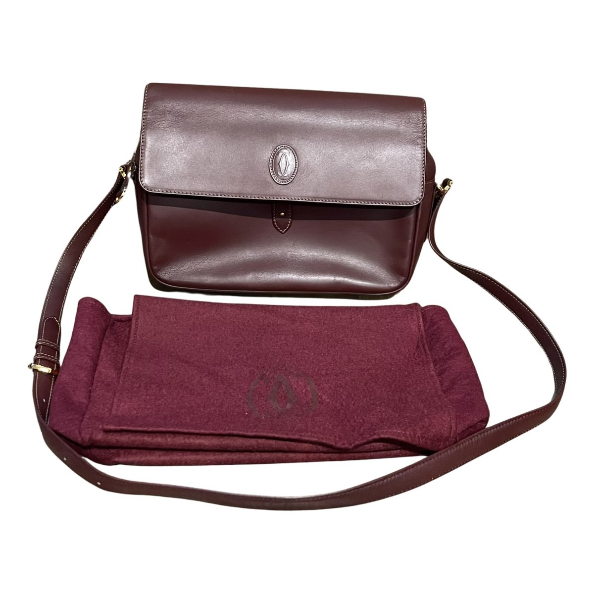 C leather handbag