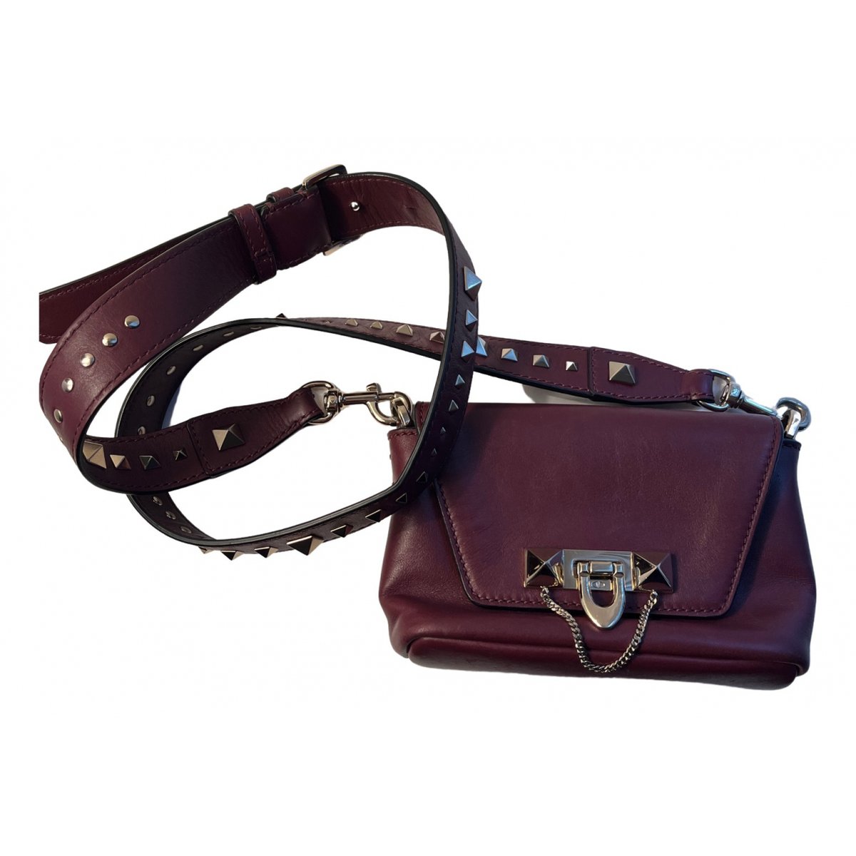 Guitar Rockstud leather handbag